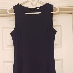 Women's blue w/white dress